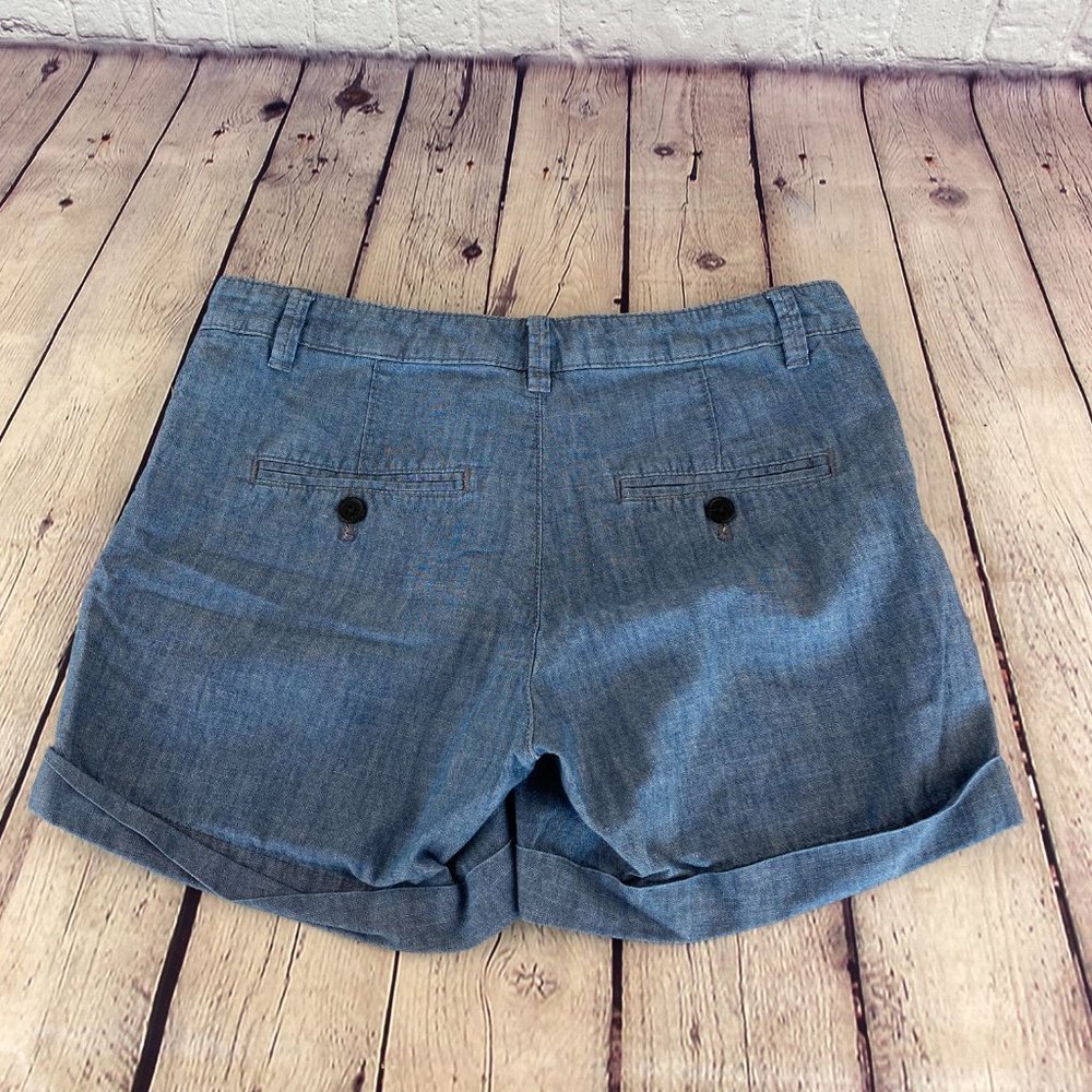 Banana Republic Cotton City Chino Blue Shorts - Picture 6 of 7
